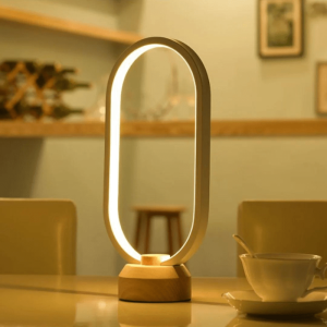 Lampe de chevet en bois