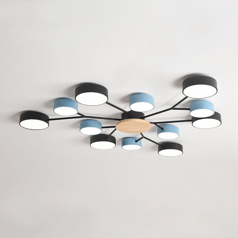 12LampesGrisesetbleues.jpg - Lampe de chevet de bureau