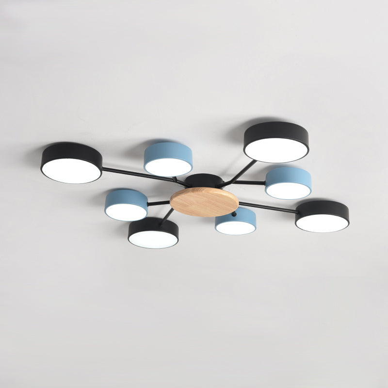8LampesGrisesetbleues.jpg - Lampe de chevet de bureau