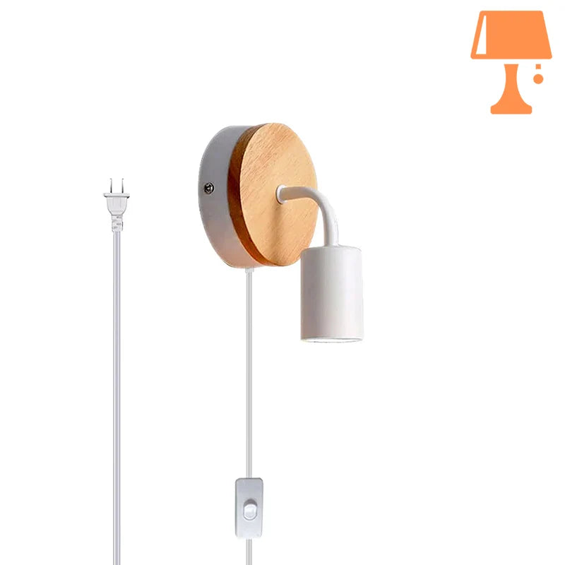 Applique_Murale_Avec_Prise_Blanc-6671906.jpg - Lampe de chevet de bureau