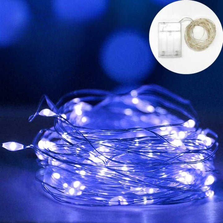Guirlande-Lumineuse-Interieur-Pile-bleu.jpg - Lampe de chevet de bureau