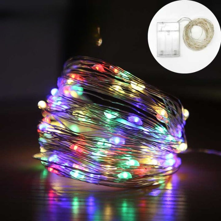 Guirlande-Lumineuse-Interieur-Pile-multicolore.jpg - Lampe de chevet de bureau
