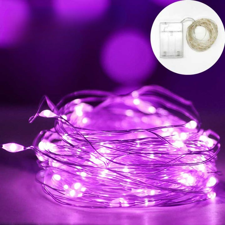 Guirlande-Lumineuse-Interieur-Pile-violet.jpg - Lampe de chevet de bureau