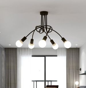 Lustre Moderne Design Noir