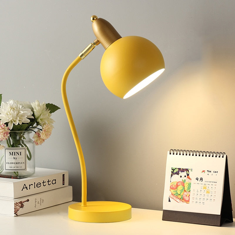 Lampe-de-Bureau-Originale-jaune.jpg - Lampe de chevet de bureau