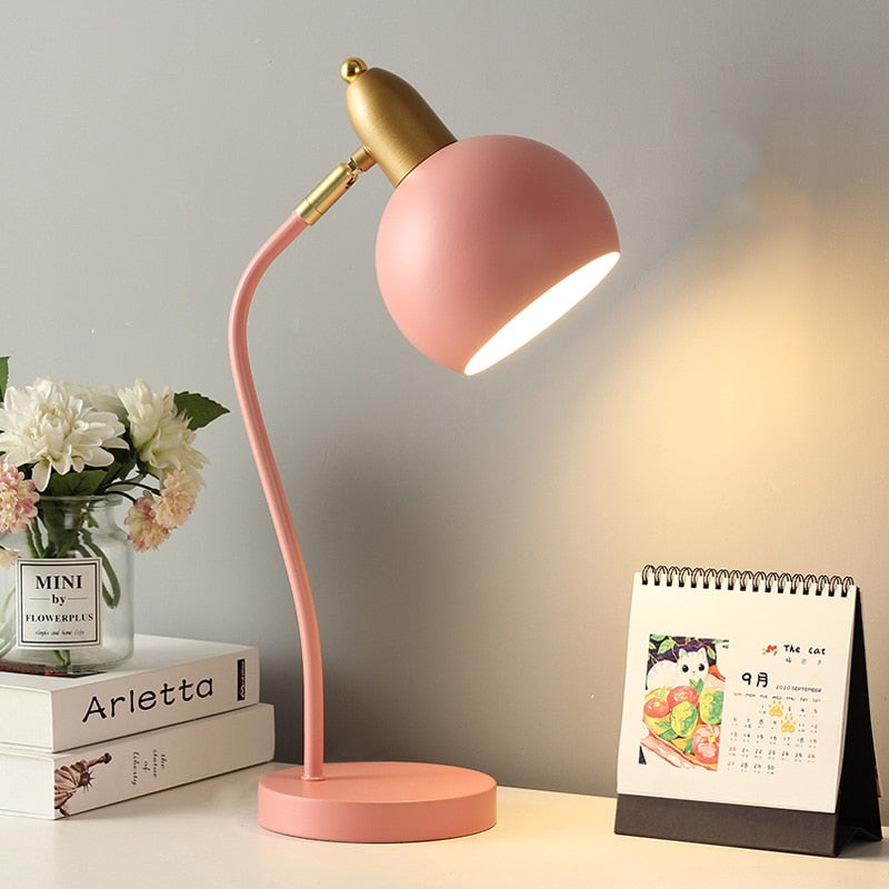 Lampe-de-Bureau-Originale-rose.jpg - Lampe de chevet de bureau