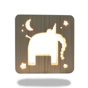 Lampe de Chevet Bois