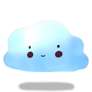 Lampe de Chevet Enfant Nuage Bleu