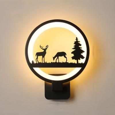 applique-cerf-3.jpg - Lampe de chevet de bureau