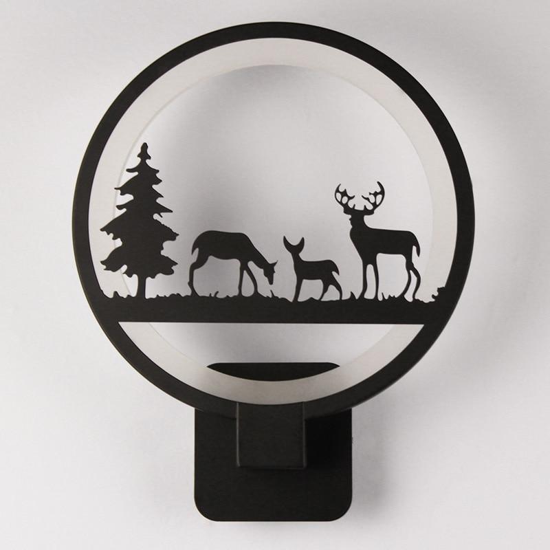 applique-cerf-4.jpg - Lampe de chevet de bureau