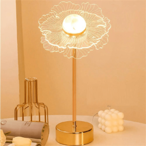 Lampe de chevet fleur