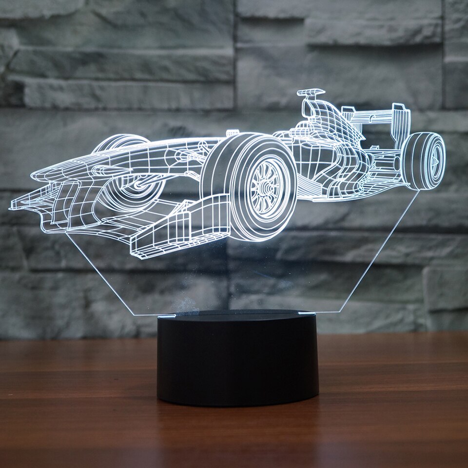 lampe-3d-formule-one.jpg - Lampe de chevet de bureau