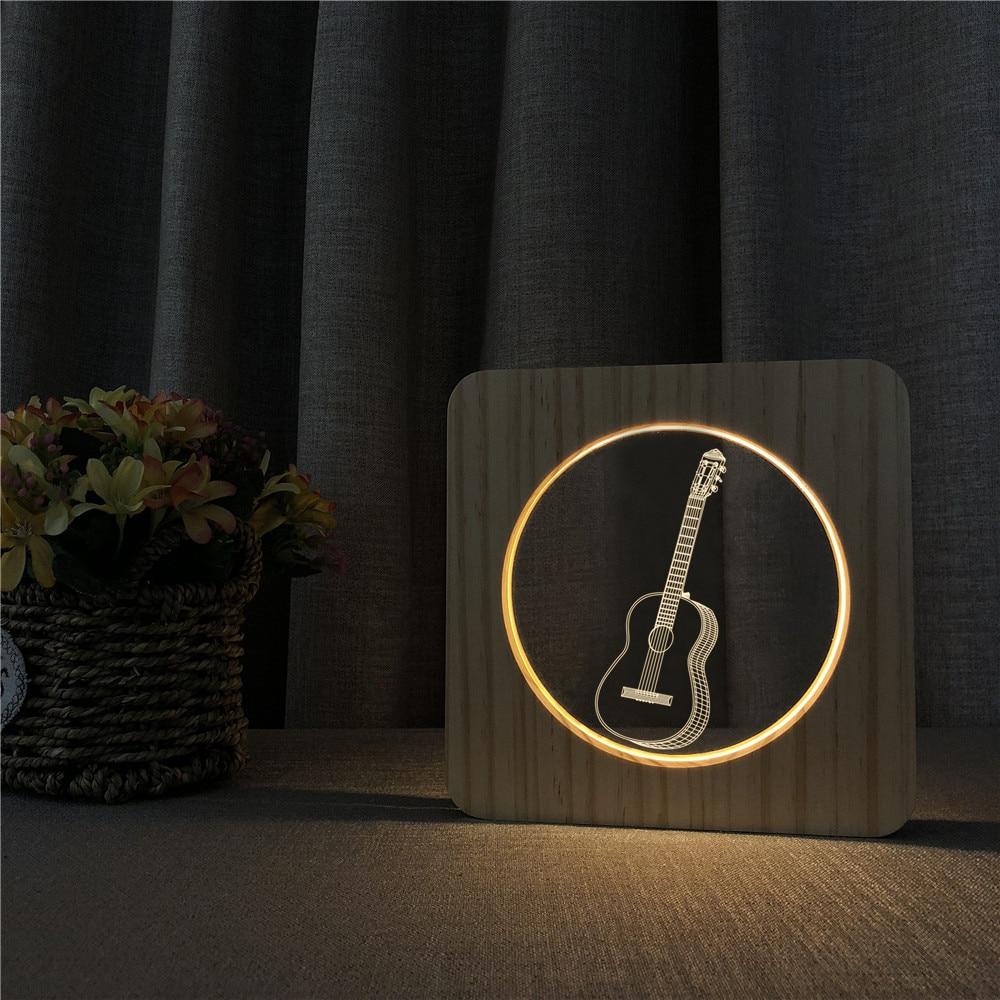 lampe-3d-guitare.jpg - Lampe de chevet de bureau