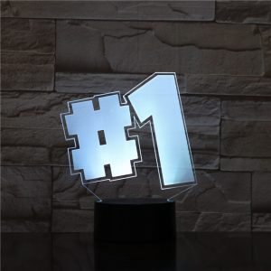 Lampe 3D util Numéro 1