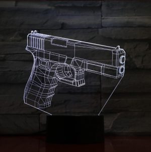 Lampe 3D util Pistolet