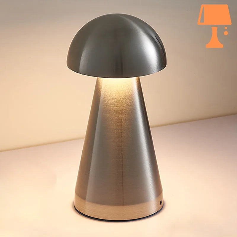 lampe-champignon-sans-fil.jpg - Lampe de chevet de bureau