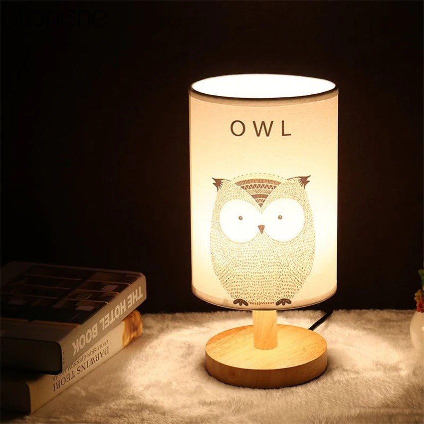lampe-de-chevet-bois-abat-jour-animaux-hibou-484-435569.jpg - Lampe de chevet de bureau