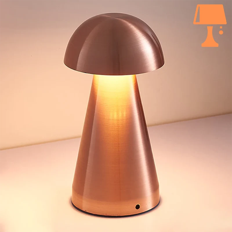 lampe-de-chevet-champignon-tactile-marron.png - Lampe de chevet de bureau