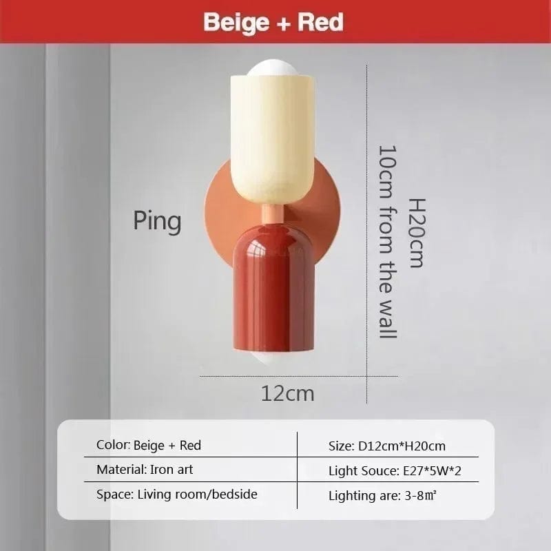 lampe-de-chevet-murale-beige-retro-beige-et-rouge-55965777592653.jpg - Lampe de chevet de bureau