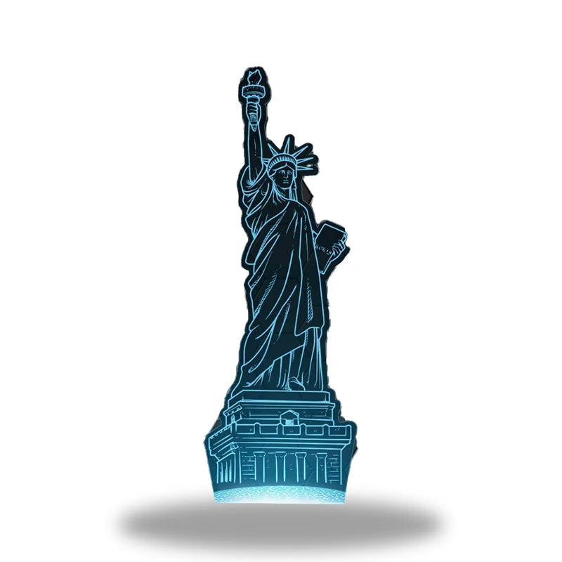 lampe-de-chevet-statue-de-la-liberte.jpg - Lampe de chevet de bureau