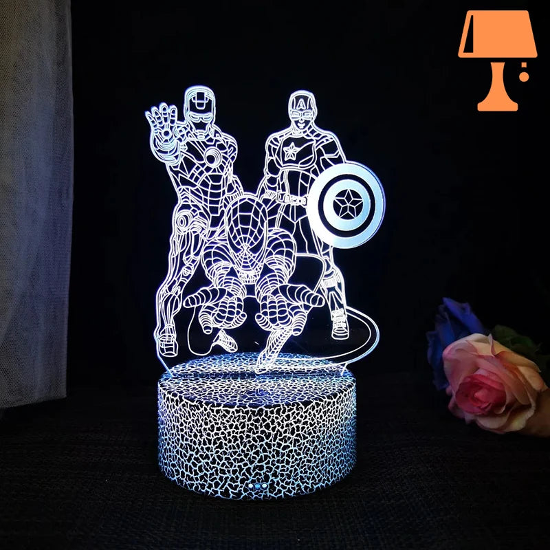 lampe-de-chevet-super-heros-blanc.jpg - Lampe de chevet de bureau