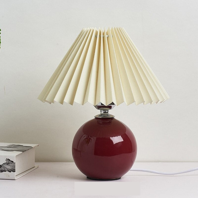lampe-de-chevet-vintage-ceramique-beige-rouge-873.jpg - Lampe de chevet de bureau