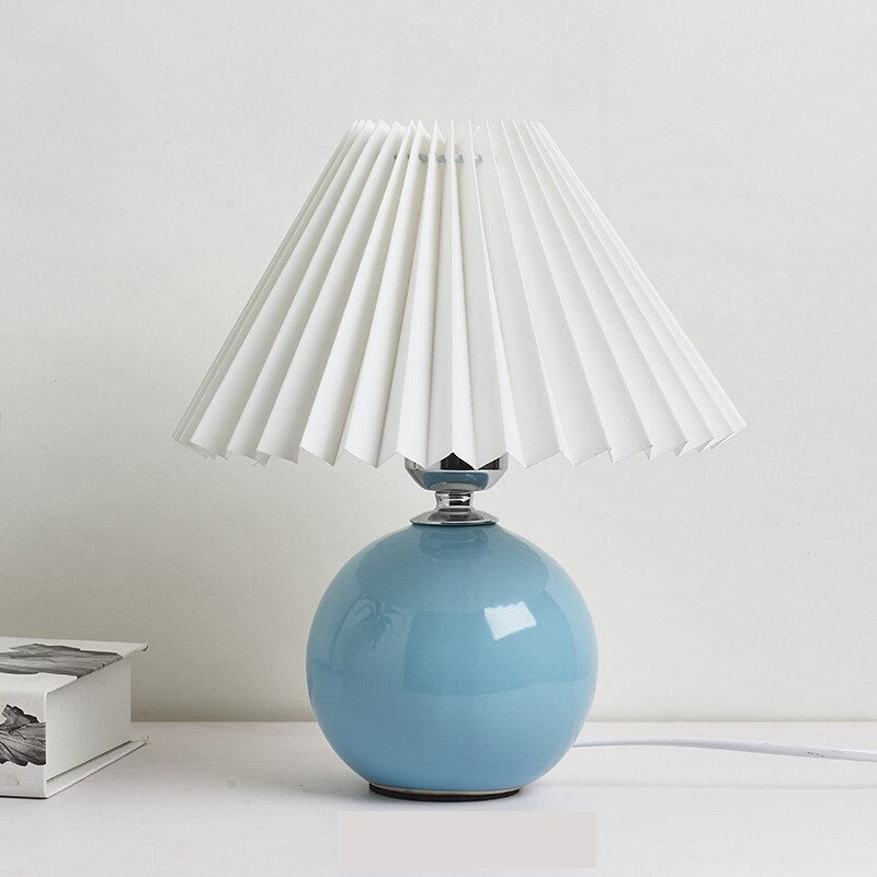 lampe-de-chevet-vintage-ceramique-blanc-bleu-887.jpg - Lampe de chevet de bureau
