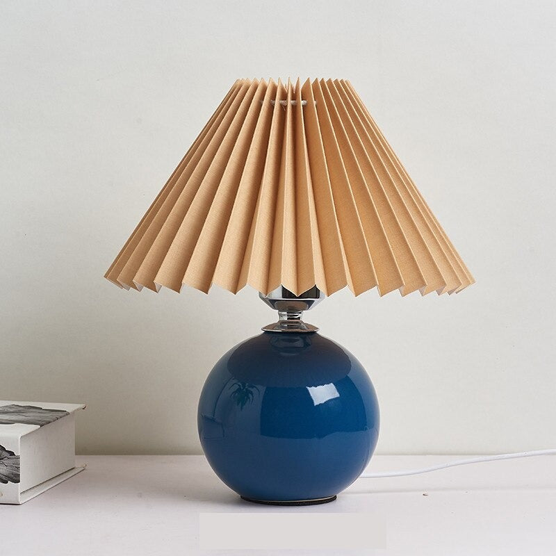 lampe-de-chevet-vintage-ceramique-caramel-bleu-fonce-657.jpg - Lampe de chevet de bureau
