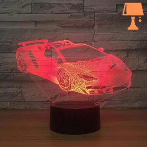 Lampe de Chevet Enfant Voiture