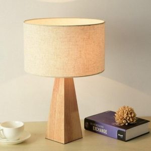 Lampe de Chevet Bois <br> Style Architecte