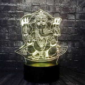 Lampe 3D util  Hindou