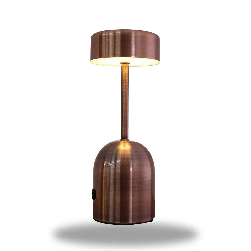 lampe-marron-chocolat.jpg - Lampe de chevet de bureau