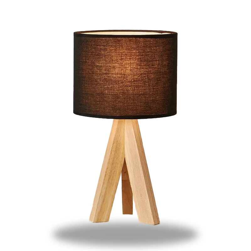 lampe-noir-et-bois.jpg - Lampe de chevet de bureau
