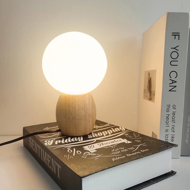 lampe-poser-bois-style-minimaliste-led-01.png - Lampe de chevet de bureau