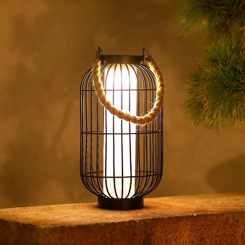 lampe-poser-solaire-style-lanterne-chinoise-led-01.jpg - Lampe de chevet de bureau