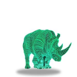 Lampe De Chevet Rhinocéros