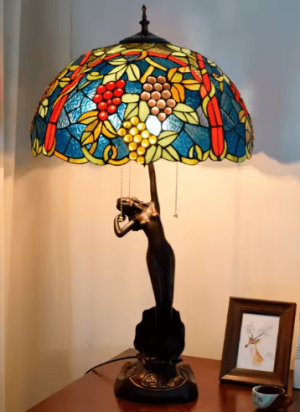 Lampe Tiffany - Danseuse Raisins