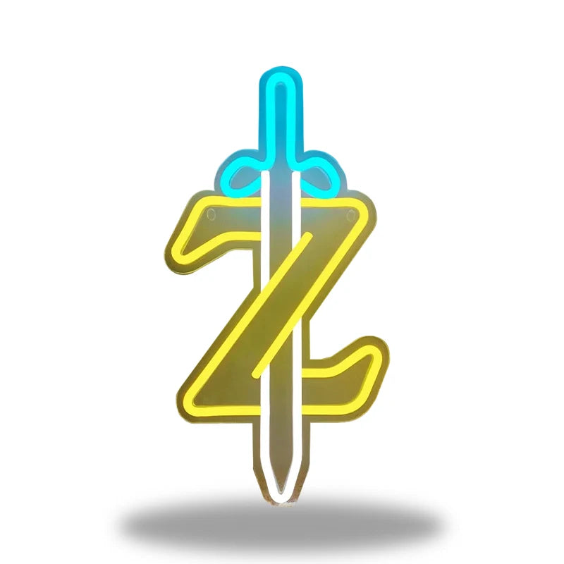 lampe-zelda-master-sword.jpg - Lampe de chevet de bureau