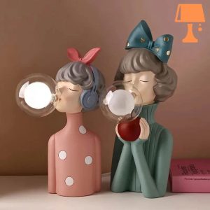 Lampe de Chevet Avec Bulle
