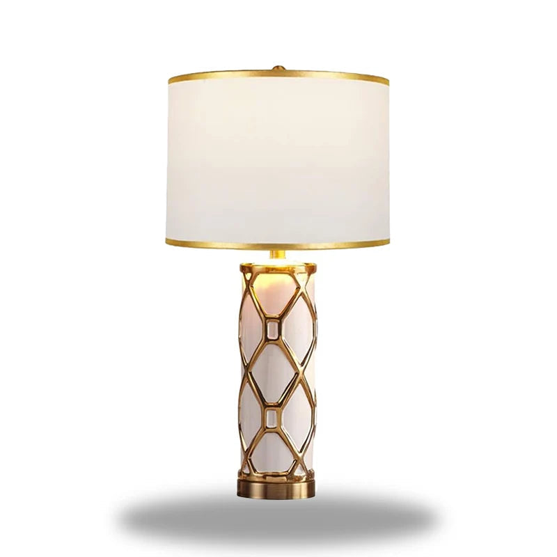 lampe_blanche_ceramique_design_originale-6675717.jpg - Lampe de chevet de bureau