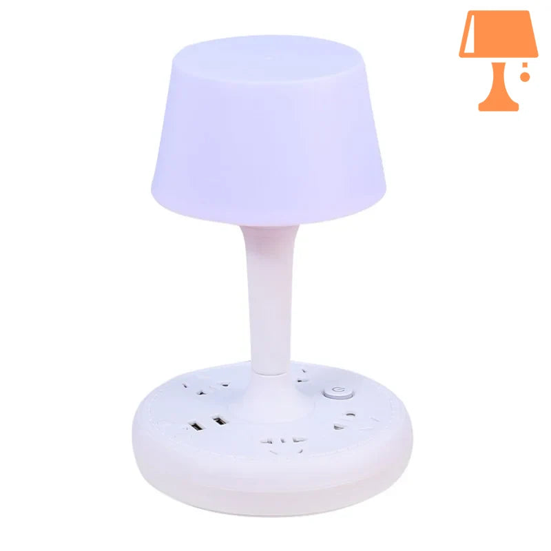 lampe_de_chevet_avec_usb_blanc-6674473.jpg - Lampe de chevet de bureau