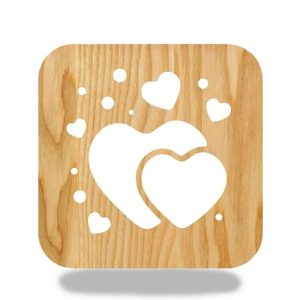 Lampe de Chevet en Bois