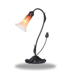 Lampe de Chevet en Verre Soufflé