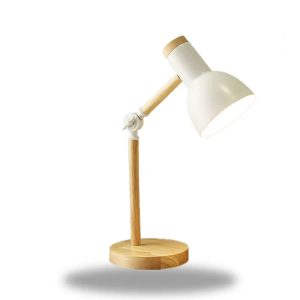 Lampe de Chevet En Bois