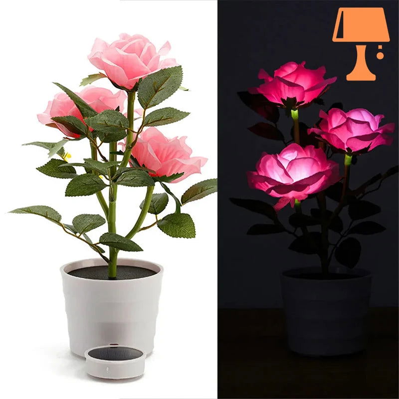 lampe_de_chevet_flower_pot_rose-6681848.jpg - Lampe de chevet de bureau