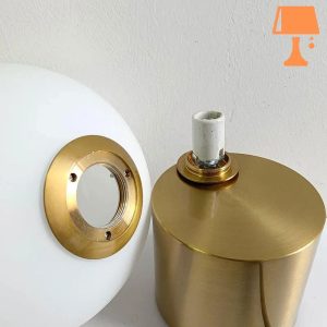 Lampe de Chevet Métal Doré