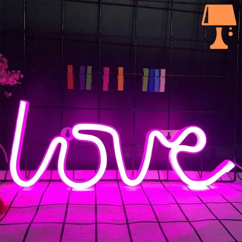 lampe_de_chevet_neon_rose-6685442.jpg - Lampe de chevet de bureau