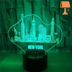 Lampe de Chevet New York Tactile