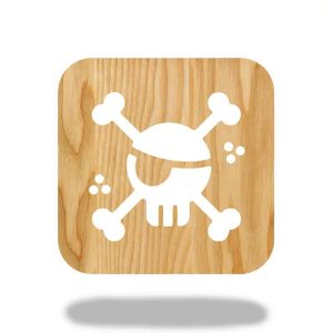 Lampe de Chevet Bois Pirate