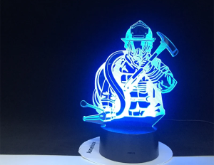 Lampe de Chevet Pompier